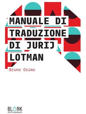 cover image of Manuale di traduzione di Jurij Lotman